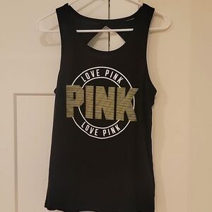 Pink racerback tee